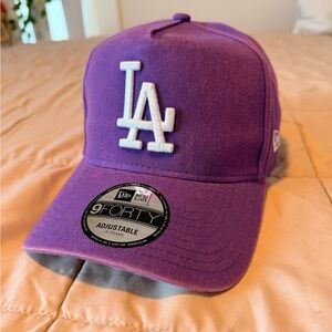 Culture Kings Washed Purple Adjustable LA Cap